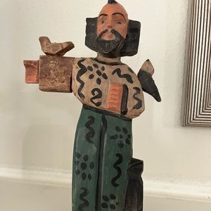 St Francis of Assisi wooden statue